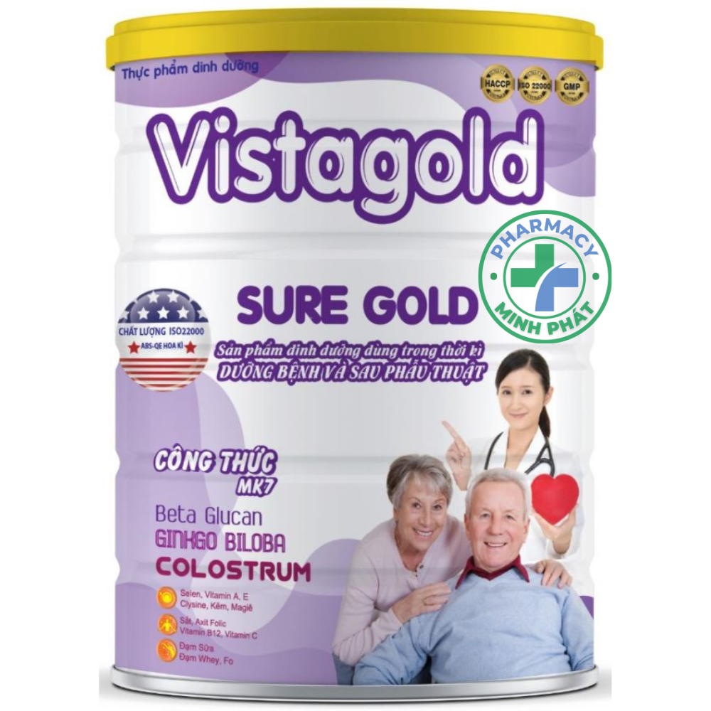 Sữa bột SURE GOLD sản phẩm dành cho người dưỡng bệnh và sau phẫu thuật 900g